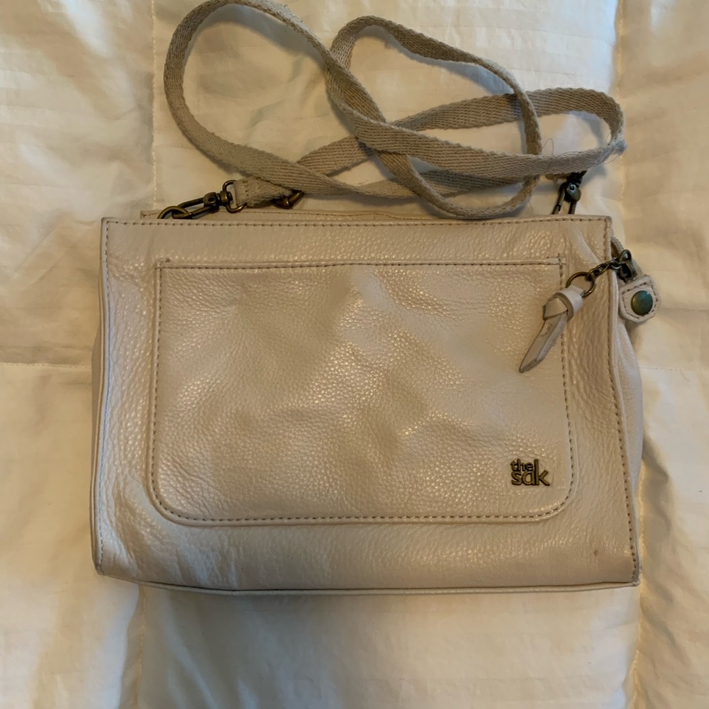 White purse